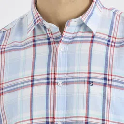 ROCKING SWAMY Men Checked Regular Fit Cotton Casual Shirt image 2