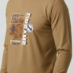 SANDPIPER Men Typography Printed Round Neck T-shirt image 4