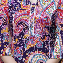 Wawlooks Ethnic Motifs Printed Kurta image 2