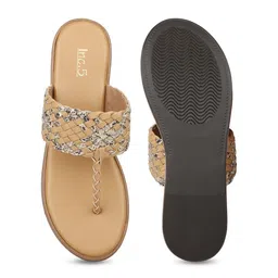 Inc 5 Woven Design Flatform Sandals image 4