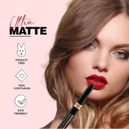 Inshine Showstopper Ultra Matte Lipstick - Burgundy Affair-821 image 2