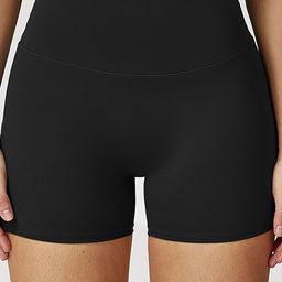 LULU & SKY Women Skinny Fit High-Rise Sports Shorts-picture-32