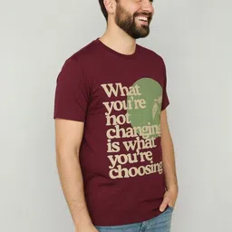 EcoLove Men Printed Dry Tech T-shirt image 3