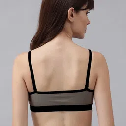 Samvar Grey Cotton Non-Wired Non Padded Minimizer Bra image 2
