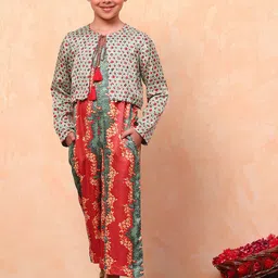 Biba Girls Striped Basic Jumpsuit-picture-38