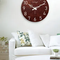 RANDOM Multicoloured Printed Contemporary Wall Clock image 4