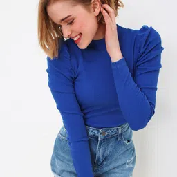 Trend Alacati stili Solid Regular Fitted Top-picture-40