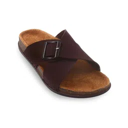 Apratim Men Leather Comfort Sandals-image-16