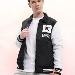 HRX by Hrithik Roshan Printed Applique Varsity Lifestyle Jacket-picture-44