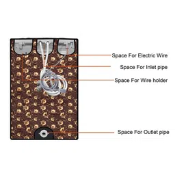 The Furnishing Tree Brown Plastic Washing Machine Cover image 5