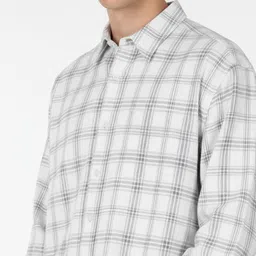 glitchez Tartan Checked Oversized Fit Casual Shirt image 4