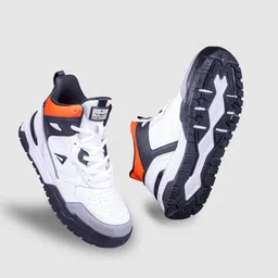 IMPAKTO Men Colourblocked High-Top Lace-Ups Sneakers-picture-16
