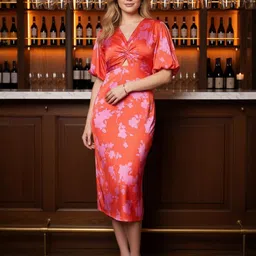 ZUMMER Satin Fit & Flare Mini Dress-picture-19