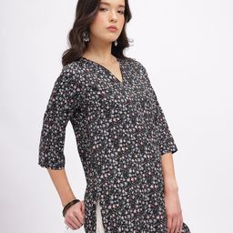 Anouk Rustic Floral Print Kurta-picture-21
