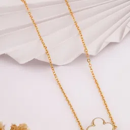 SZN Set Of 2 Gold-Plated Artificial Beaded Enamelled Pendant Chains image 4