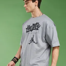 SMARTEES Men Typography Printed Raw Edge T-shirt image 4