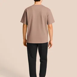 BULLMER Typography Printed Crew Neck Drop Shoulder Oversized T-shirt image 4