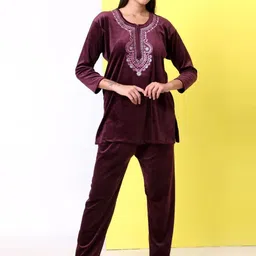 AVYAY Women Printed Night suit-image-58