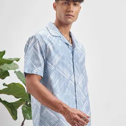 HIGHLANDER Men Printed Casual Shirt image 5
