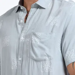MARTIN SMITH Men Comfort Printed Casual Shirt image 5