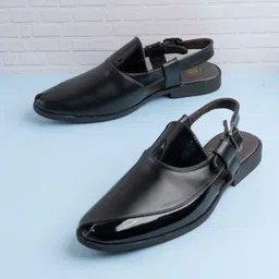 ATESBER by Inc.5 Men Leather Shoe-Style Sandals With Buckle-picture-32