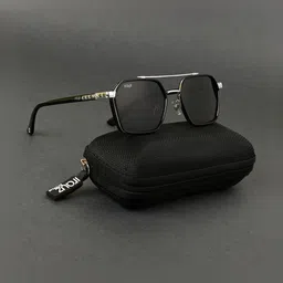 Irayz Men Full Rim UV Protected Lens Square Sunglasses NK0040-image-5