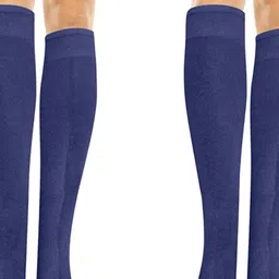 MUKHAKSH Unisex Blue Socks-picture-58