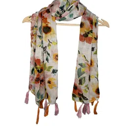 POSHAMPAA be desi Women Pack of 2 Printed Scarf image 3