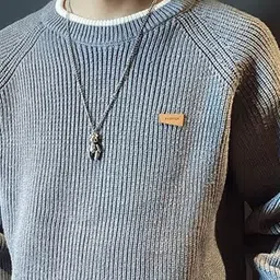 HERE&NOW Men Ribbed Pullover image 3