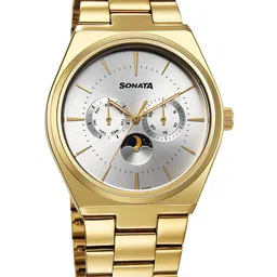 Sonata Men Dial & Bracelet Style Straps Analogue Watch 77202YM01-picture-16