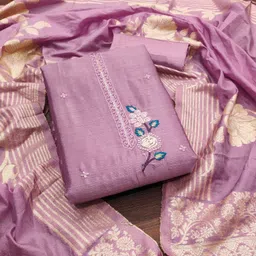 Panzora Embroidered Unstitched Dress Material-picture-20