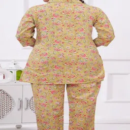 MAINA CREATION Printed Pure Cotton Tunic & Trousers Co-Ords image 5