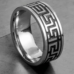 The Roadster Lifestyle Co. Men Stainless Steel Band Ring-picture-28