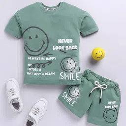 YK X Tinyo Boys Printed T-shirt with Shorts-picture-38