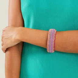 Accessorize London Beaded Bangle image 1
