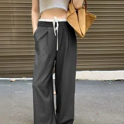 LULU & SKY Women Pleated Trousers image 5