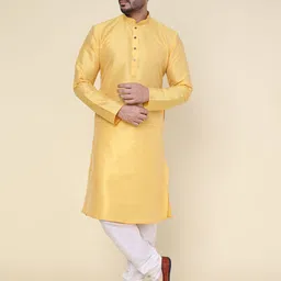 W & G Men Regular Kurta with Churidar-picture-39