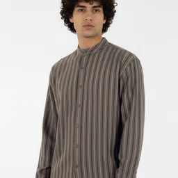 glitchez Men Striped Pure Cotton Casual Shirt-picture-57