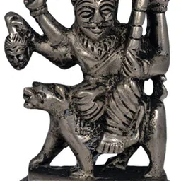 JY Silver-Toned Religious Idol Showpiece-image-80