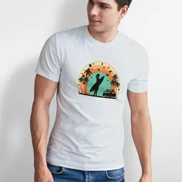 Seekbuylove Men Printed Bio Finish T-shirt image 4