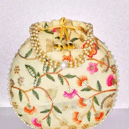 Peora Embroidered Potli Clutch-picture-26