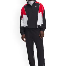 UNDER ARMOUR Men Mock Collar Colourblocked Sporty Jacket-picture-21