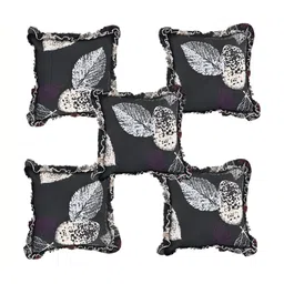 Luxmi Cotton Fabrics Set Of 8 Floral Bedsheet With Bolster & Cushion Covers image 3