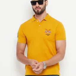 RELANE Men Solid Polo Collar Cotton T-shirt-picture-15