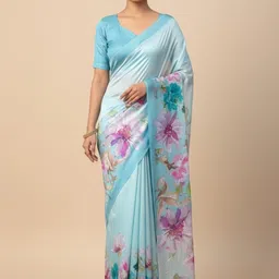 Shilpkala Floral Pure Georgette Saree-picture-26