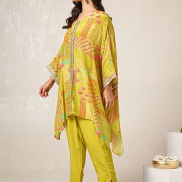 Soch Floral Printed Kaftan Tunic with Trousers image 4