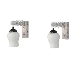 SOMIL White Glass Cylinder Printed Wall Lamps-picture-12