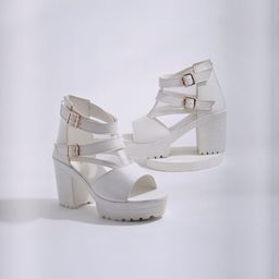 Stylestry Girls Synthetic Block Sandal Heels-picture-45