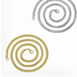 Heer Collection Unisex Stainless Steel Necklace-picture-41
