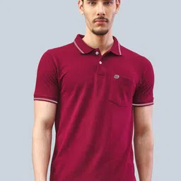 LUX NITRO Men Solid Polo Collar Cotton T-shirt-picture-26